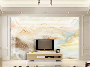 大理石紋山水石紋 海納百川背景墻的藝術魅力與實用價值