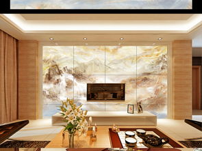 大理石紋江山多嬌 石材背景墻的設計靈感與素材應用
